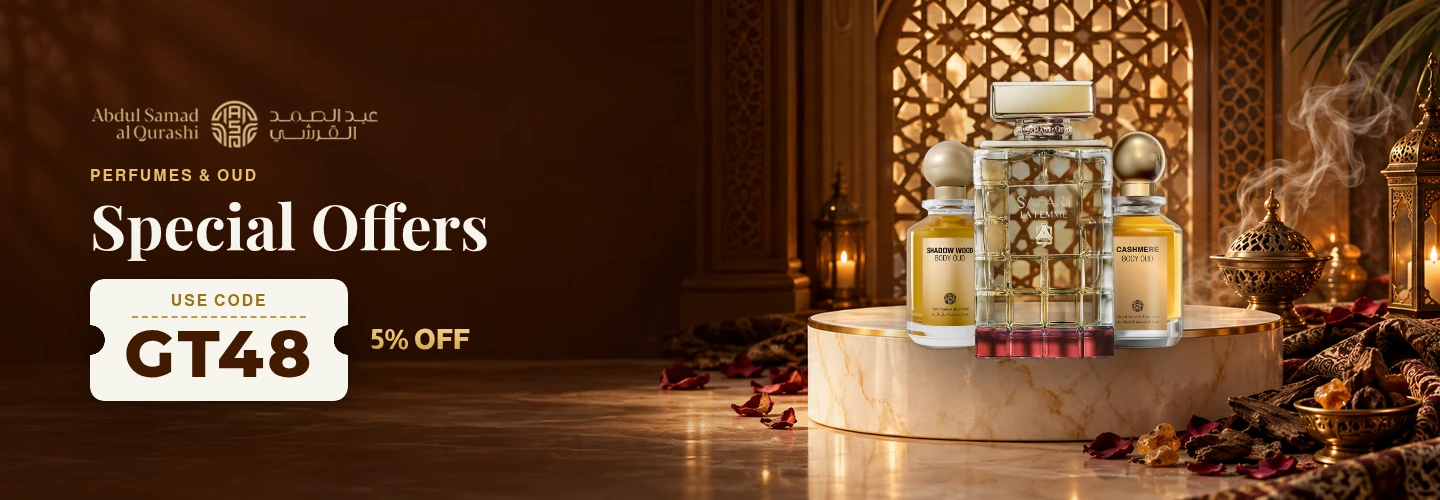 Saudi perfume gifting with Abdul Samad Al Qurashi coupon GT48 for 5% off