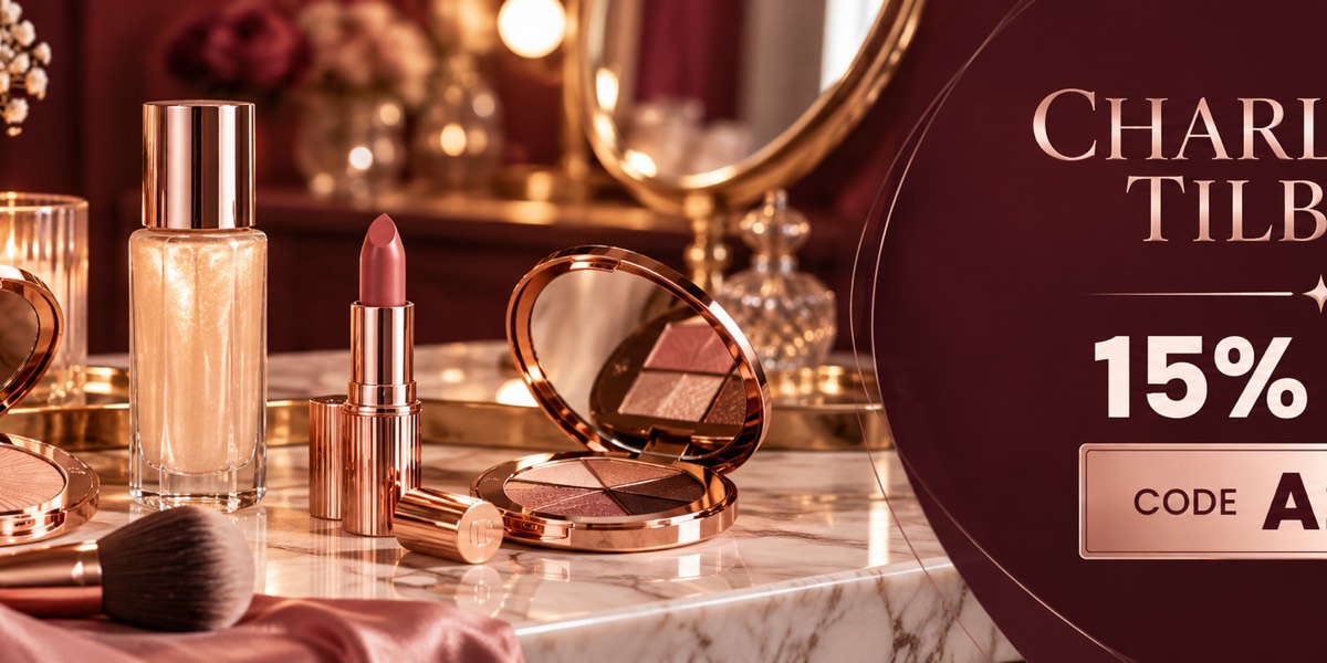 Charlotte Tilbury 15% off with code A2WB in Saudi Arabia