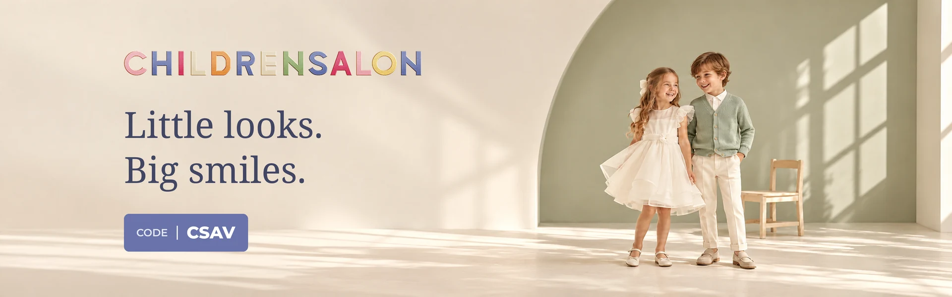 Childrensalon children outfits with code CSAV in Kuwait