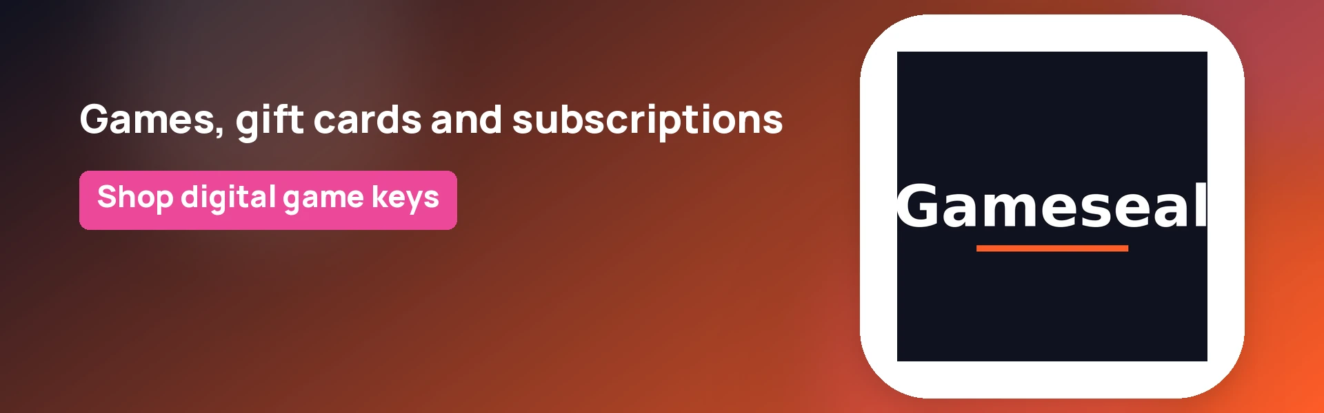 Gameseal offers, deals and coupons