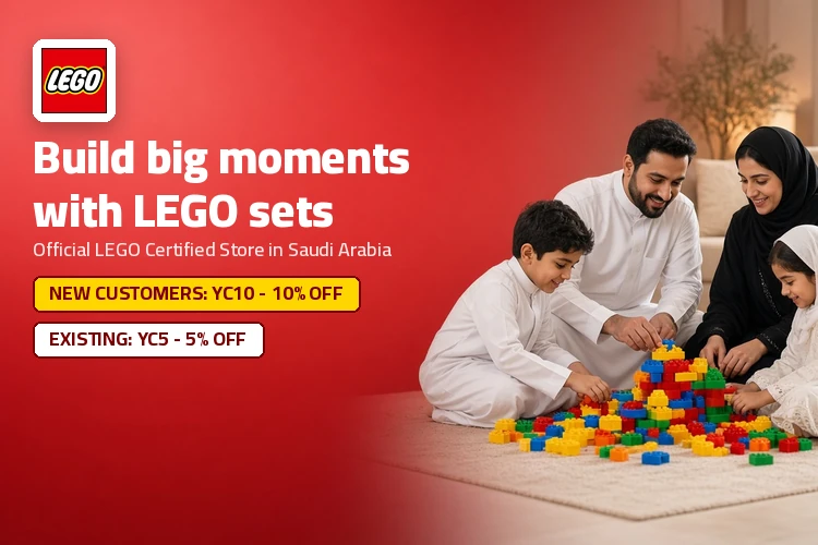 LEGO offers, deals and coupons in Saudi Arabia: YC10 10% off for new customers, YC5 5% off for existing customers