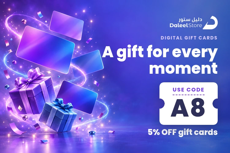 Daleel Store digital gift card promotion with code A64 for 5% off