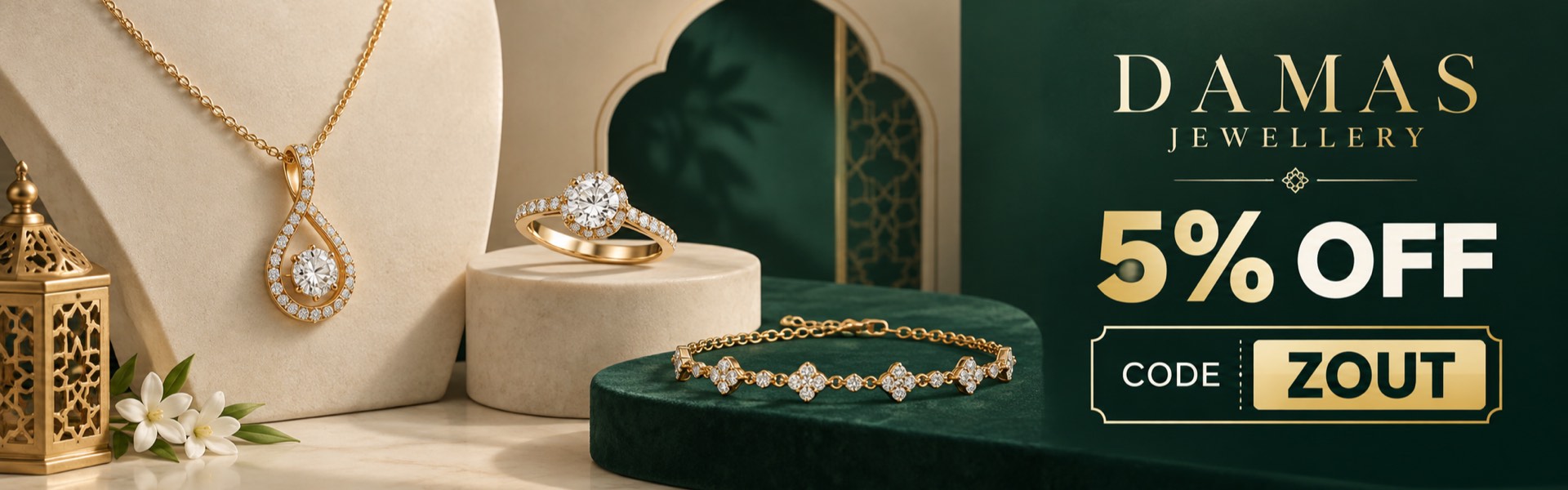 Latest Damas Jewellery offers and discounts in Saudi