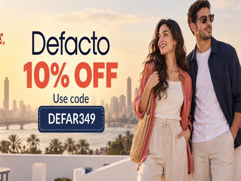 Defacto 10% off with code DEFAR349 in Egypt
