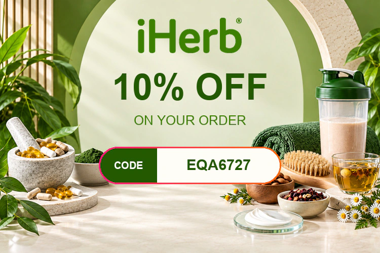 10% off iHerb wellness products with code EQA6727