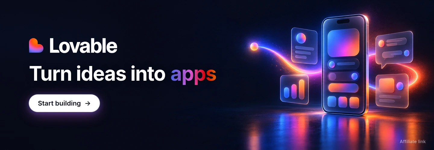 Turn your ideas into apps with Lovable