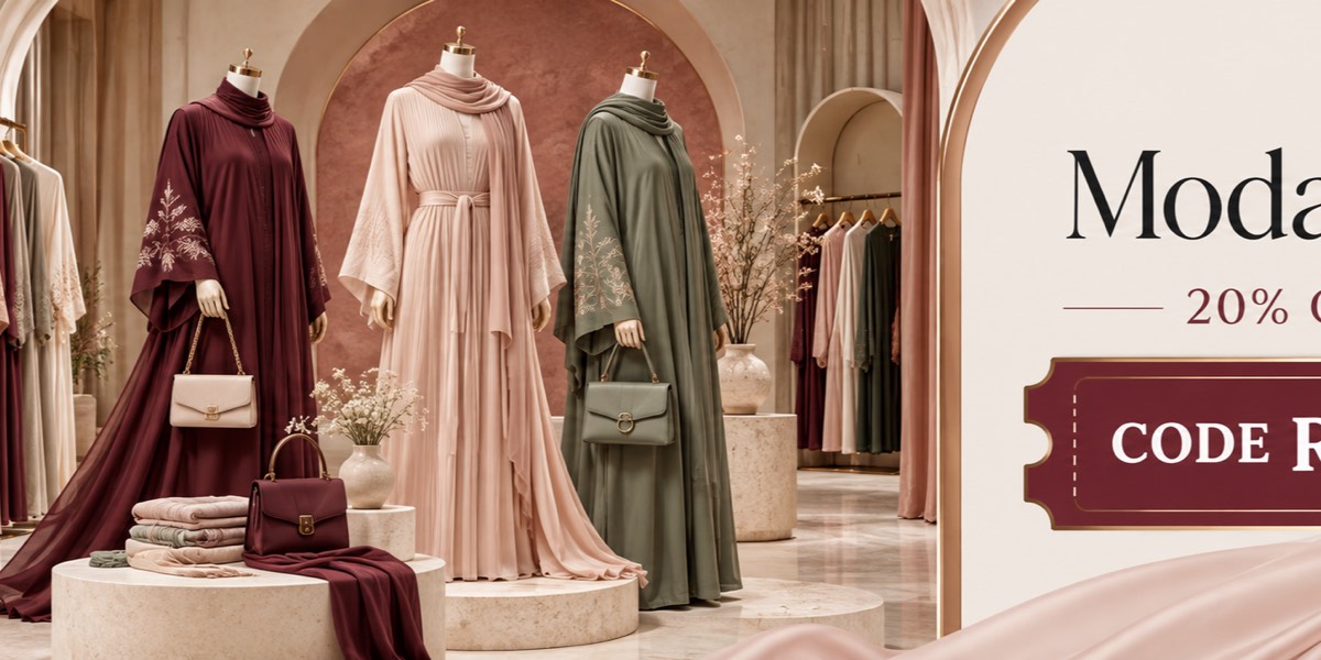 Modanisa 20% off modest fashion with code RA4U