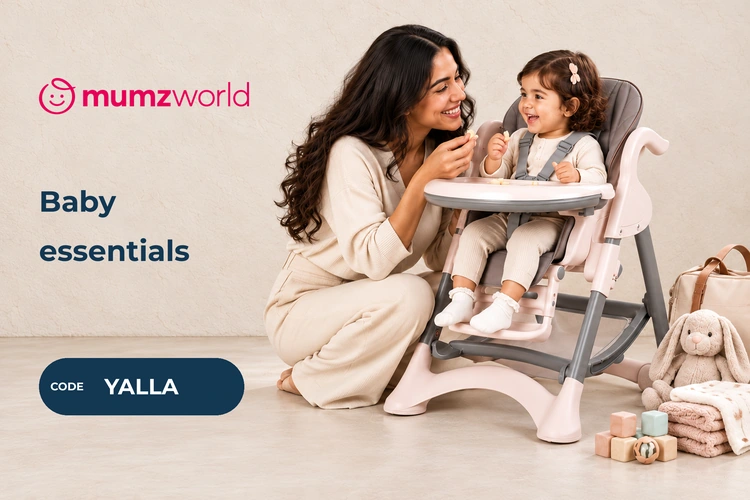 Mumzworld baby and mother essentials in Egypt with code YALLA
