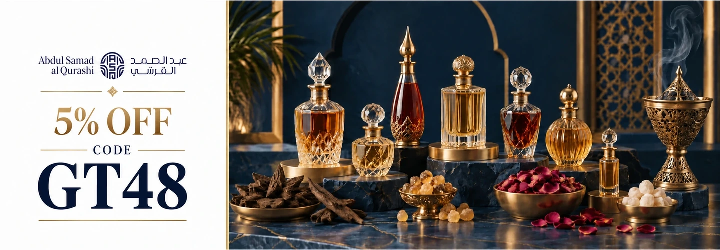 Saudi perfume gifting with Abdul Samad Al Qurashi coupon GT48 for 5% off