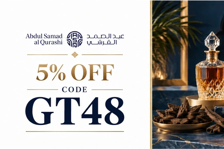 Saudi perfume gifting with Abdul Samad Al Qurashi coupon GT48 for 5% off