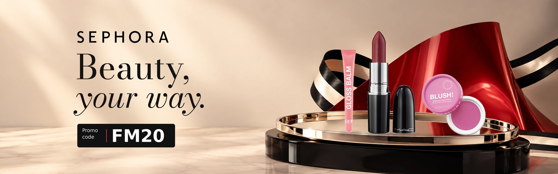 Sephora The Holiday Collection — promo code FM20.