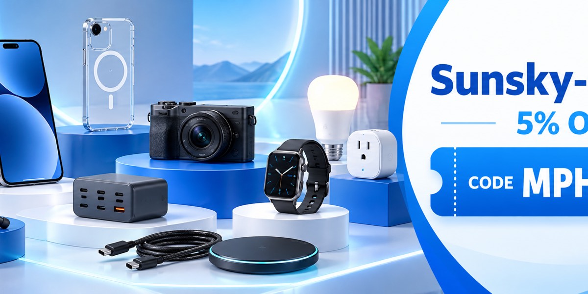 Sunsky-online 5% off electronics with code MPH9749