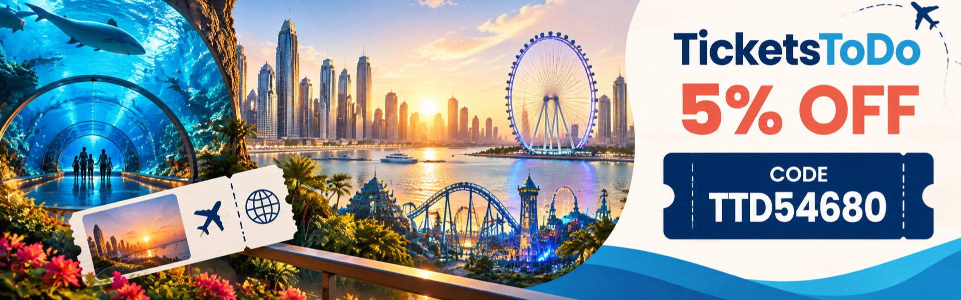 TicketsToDo 5% off with code TTD54680 in Egypt