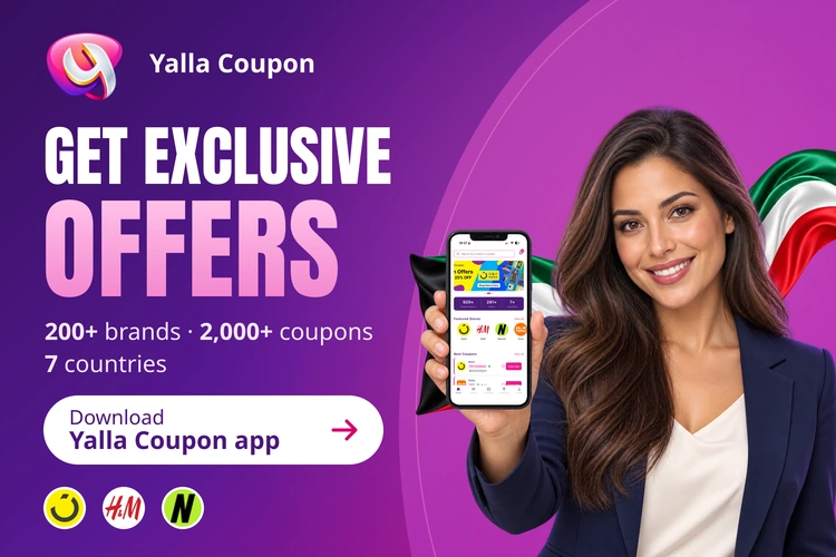 Download Yalla Coupon for exclusive offers from over 200 brands