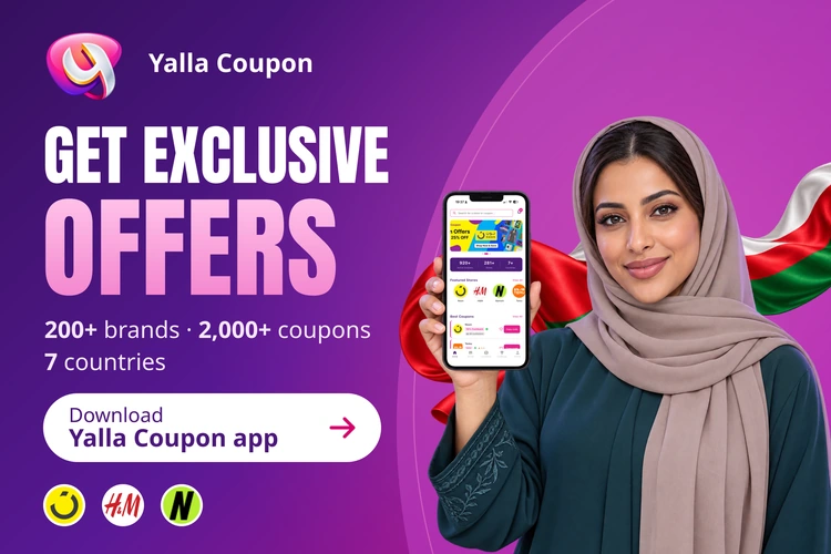 Download Yalla Coupon for exclusive offers from over 200 brands