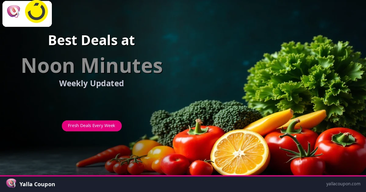 Best Deals at Noon Minutes