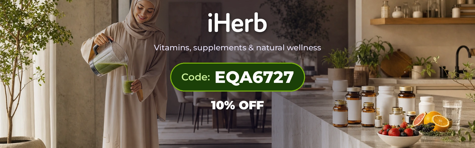 iHerb – Get 10% Off with code EQA6727