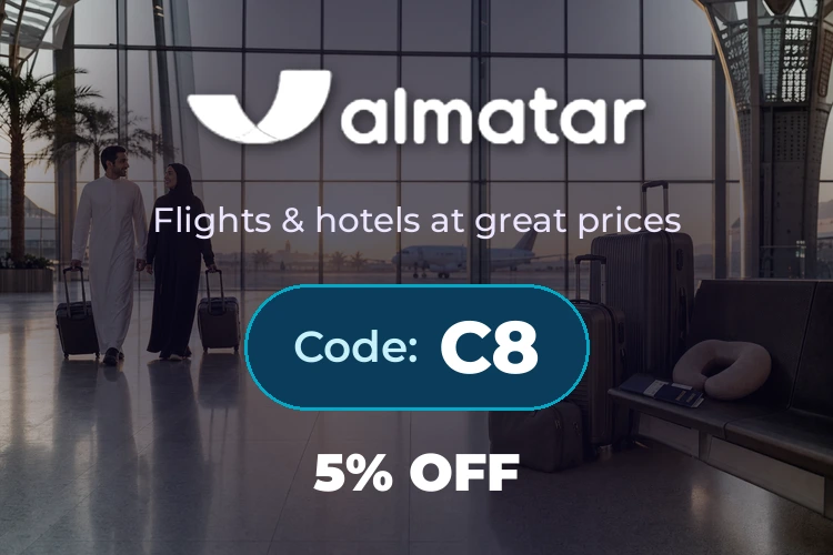 Al Matar promo code C8 homepage banner