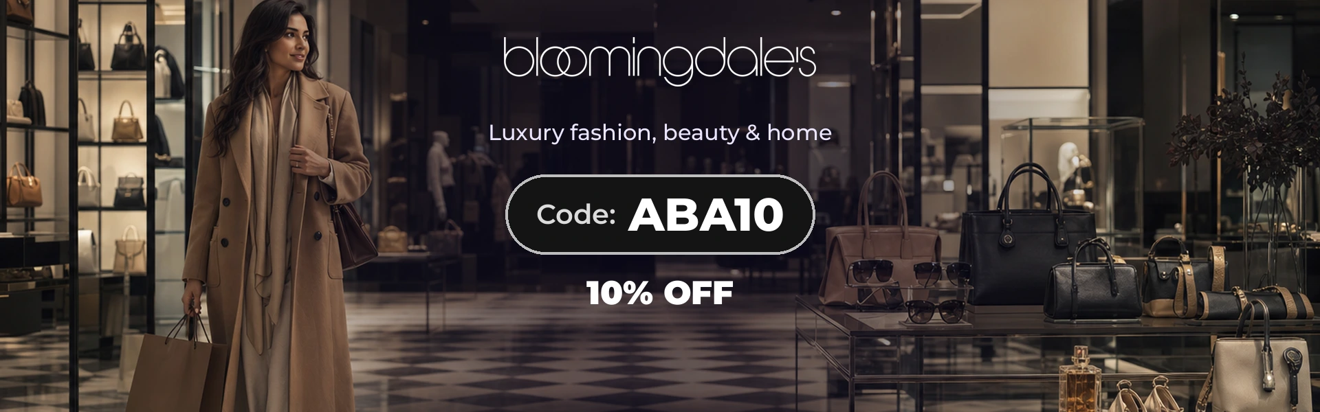 Bloomingdale's - 10% off fashion & beauty with code ABA10