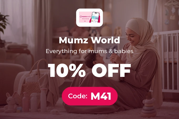 Mumzworld offer with code HE76