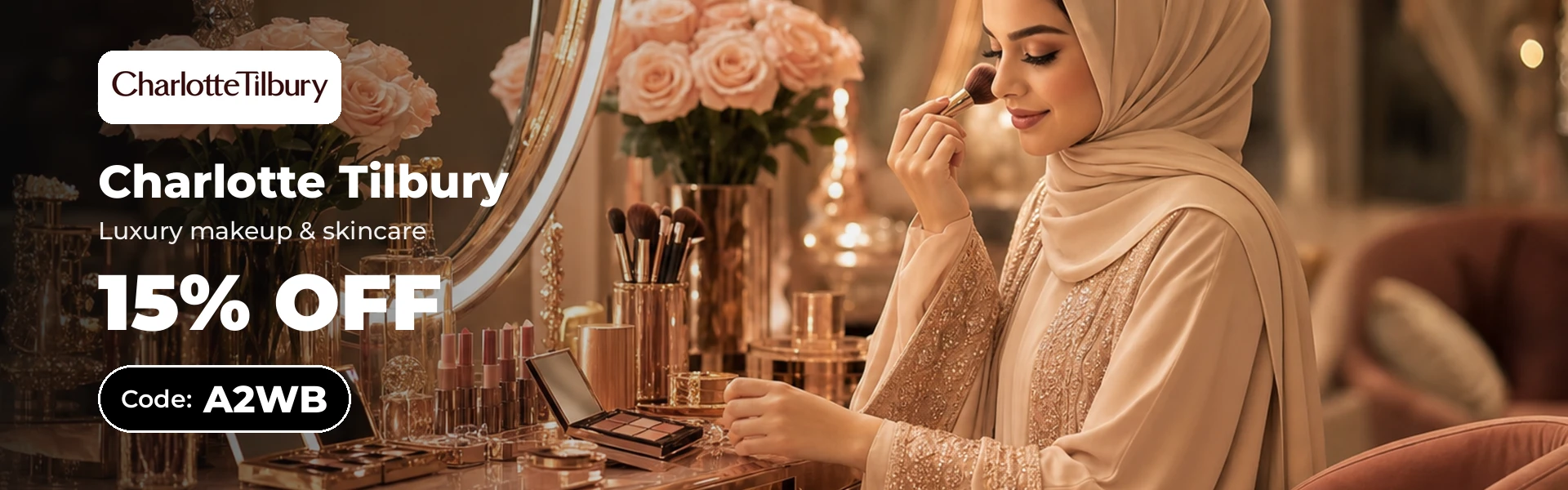 Charlotte Tilbury offer with code YALLA