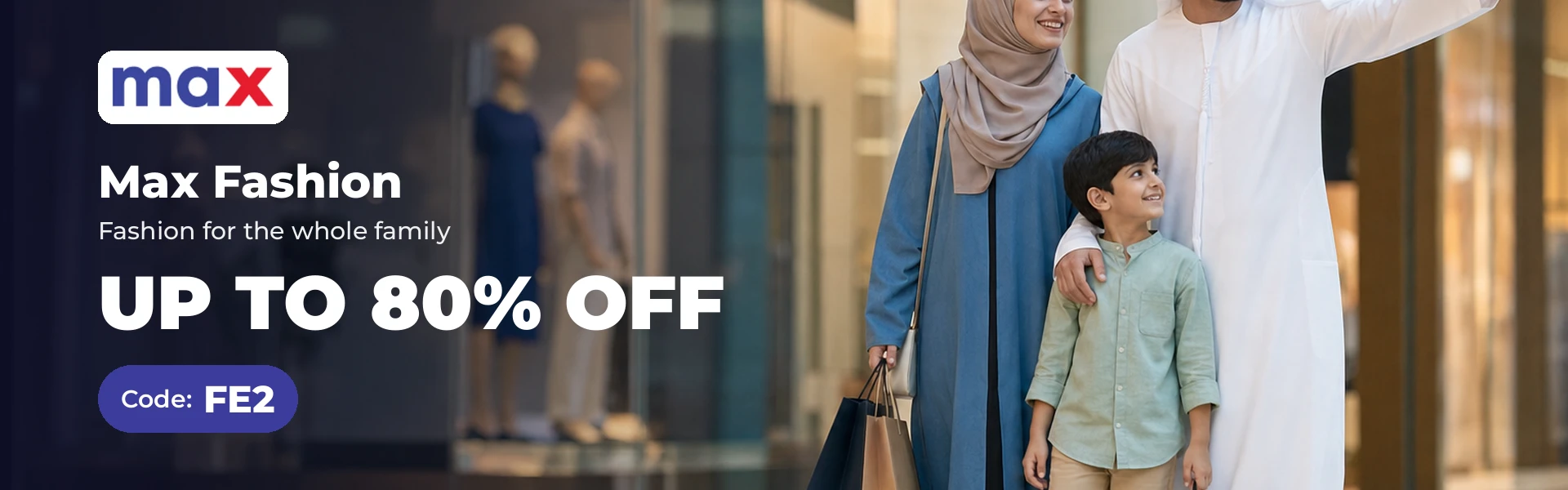 MAX Fashion offer with code KZ4