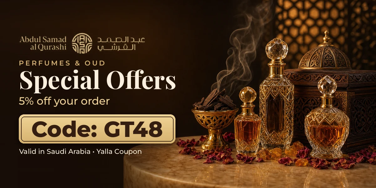 Abdul Samad Al Qurashi: 5% off with code GT48 in Saudi Arabia