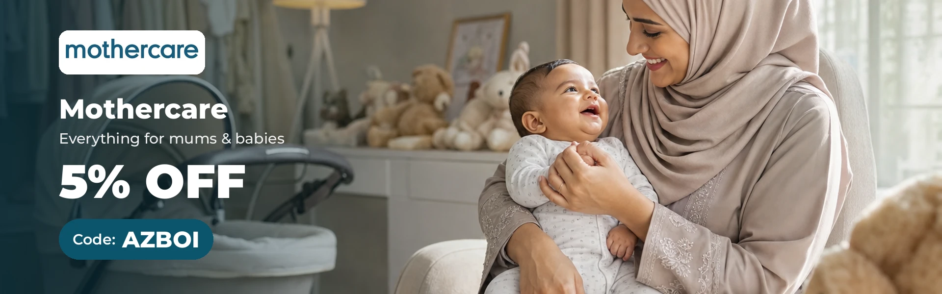 Mothercare promo code YALLA1