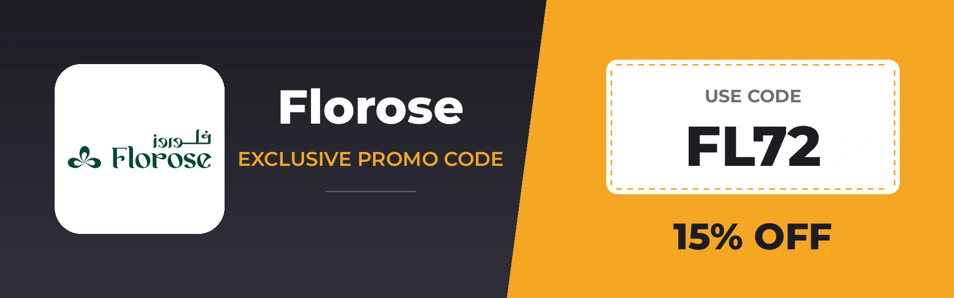 Florose promo code FL72 - 15% off