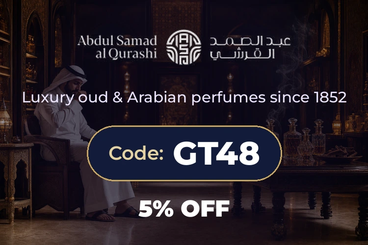 Saudi perfume gifting with Abdul Samad Al Qurashi coupon GT48 for 5% off