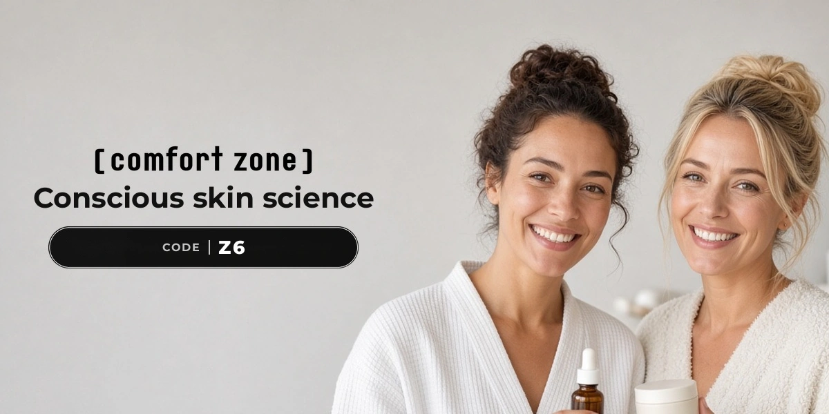 Comfort Zone deals banner with shoppers enjoying skincare