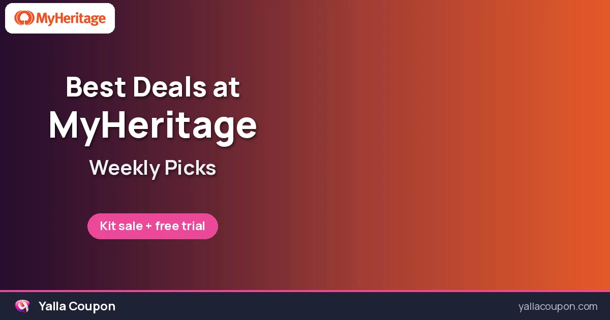 Best Deals at MyHeritage: Weekly Picks for the Gulf and Egypt