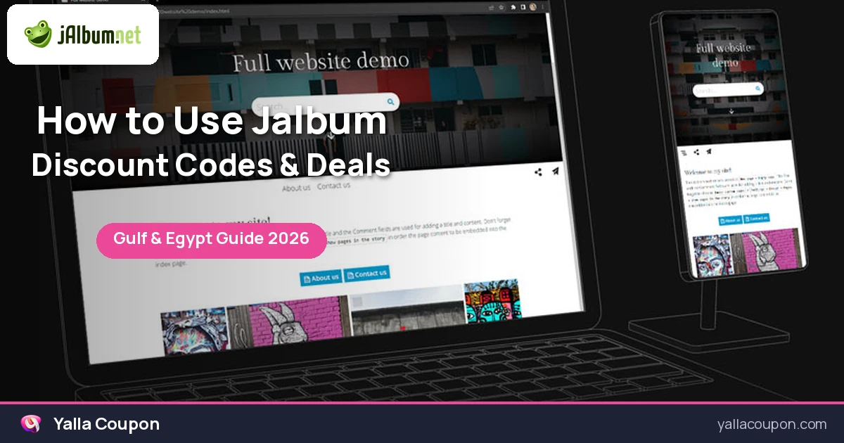 How to Use Jalbum Discount Codes and Deals in the Gulf and Egypt