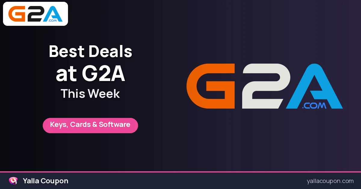 Best Deals at G2A: Weekly Updated Picks for the Gulf and Egypt