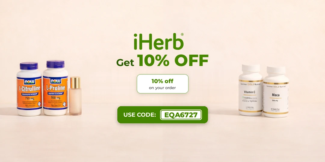 iHerb – Get 10% Off with code EQA6727